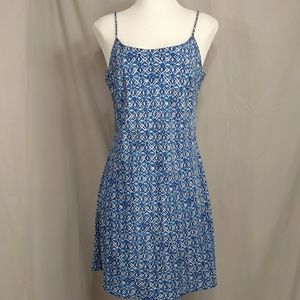 Travel Dress USA Made Summer Shift Cool No Wrinkle Spaghetti Strap Sundress SeeM